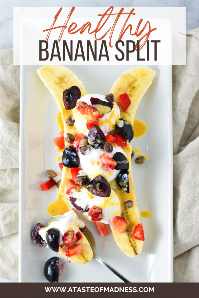 Healthy Banana Split