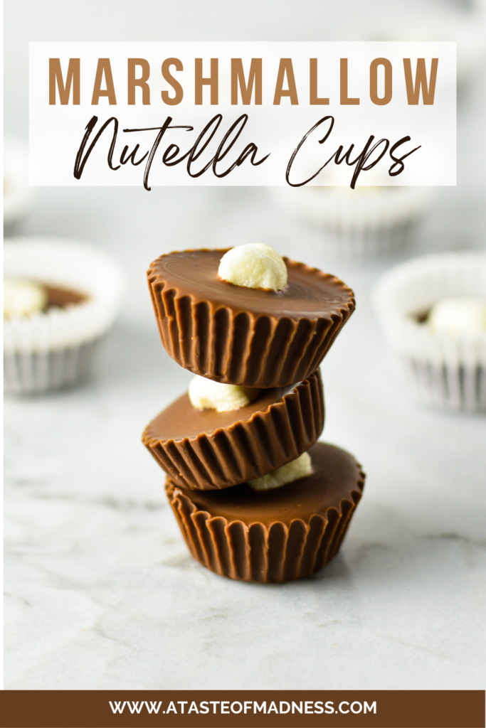 Marshmallow Nutella Cups