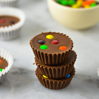 Mini M&Ms Nutella Cups