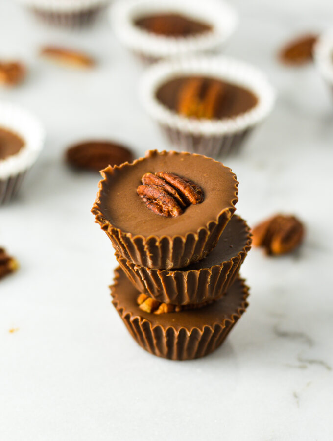 Pecan Nutella Cups