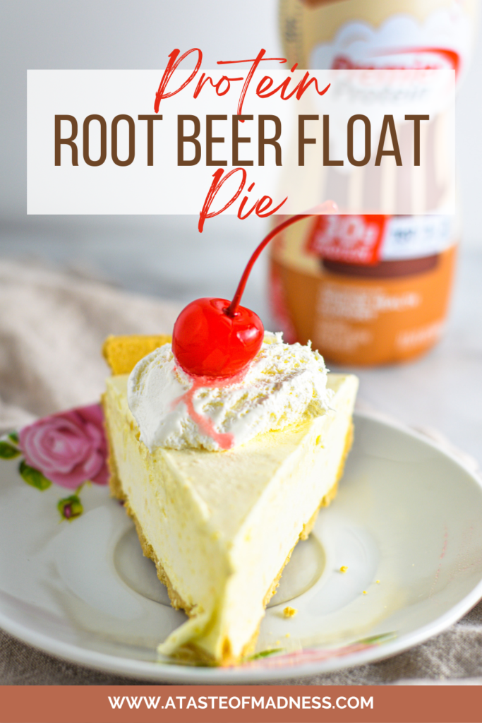 Protein Root Beer Float Pie