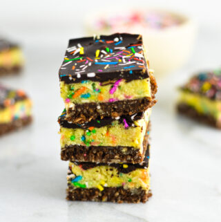 Cake Batter Nanaimo Bars