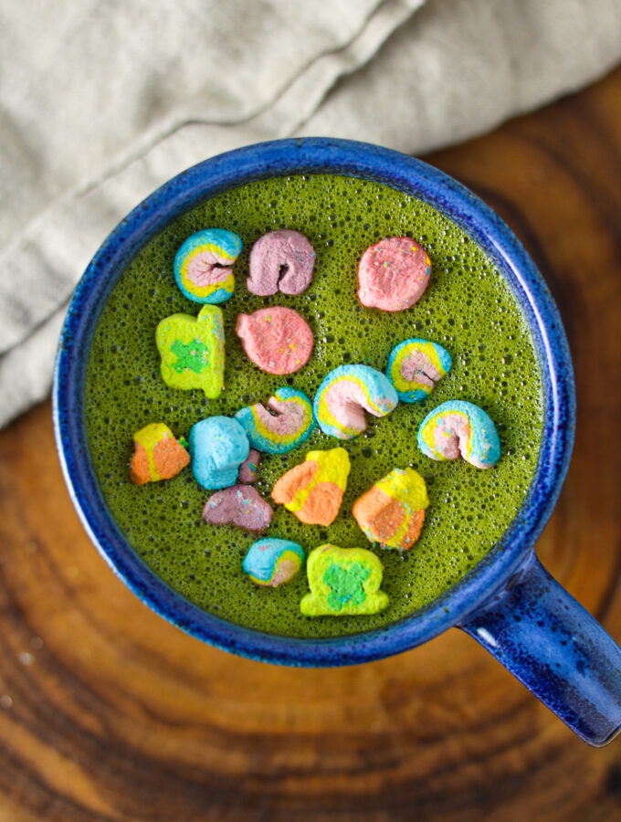 St Patrick's Day Matcha Hot Chocolate