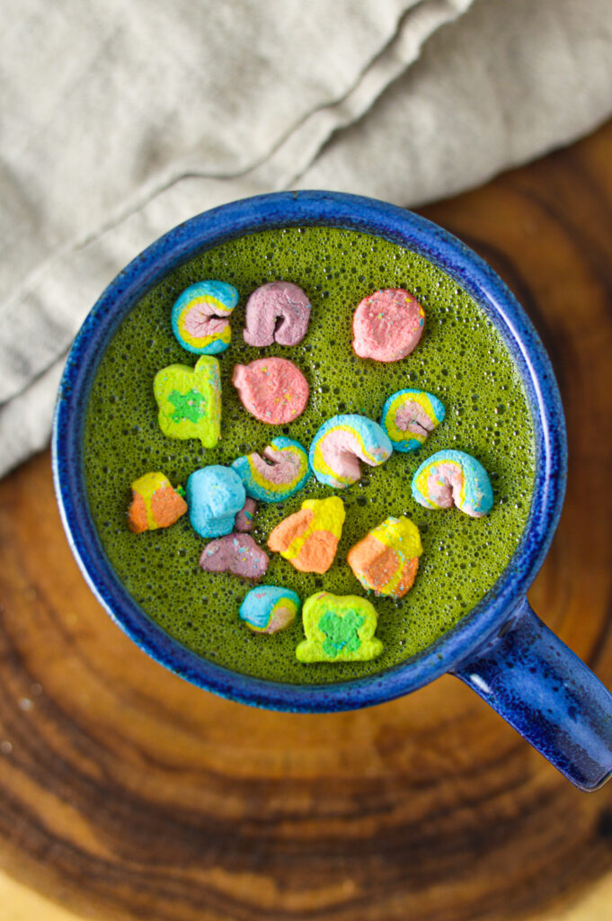 St Patrick's Day Matcha Hot Chocolate