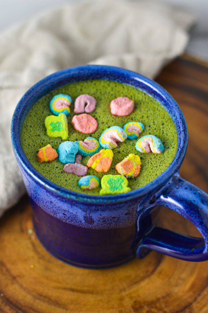 St Patrick's Day Matcha Hot Chocolate