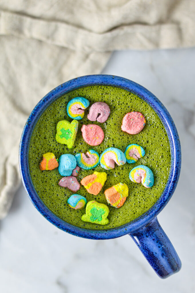 St Patrick's Day Matcha Hot Chocolate