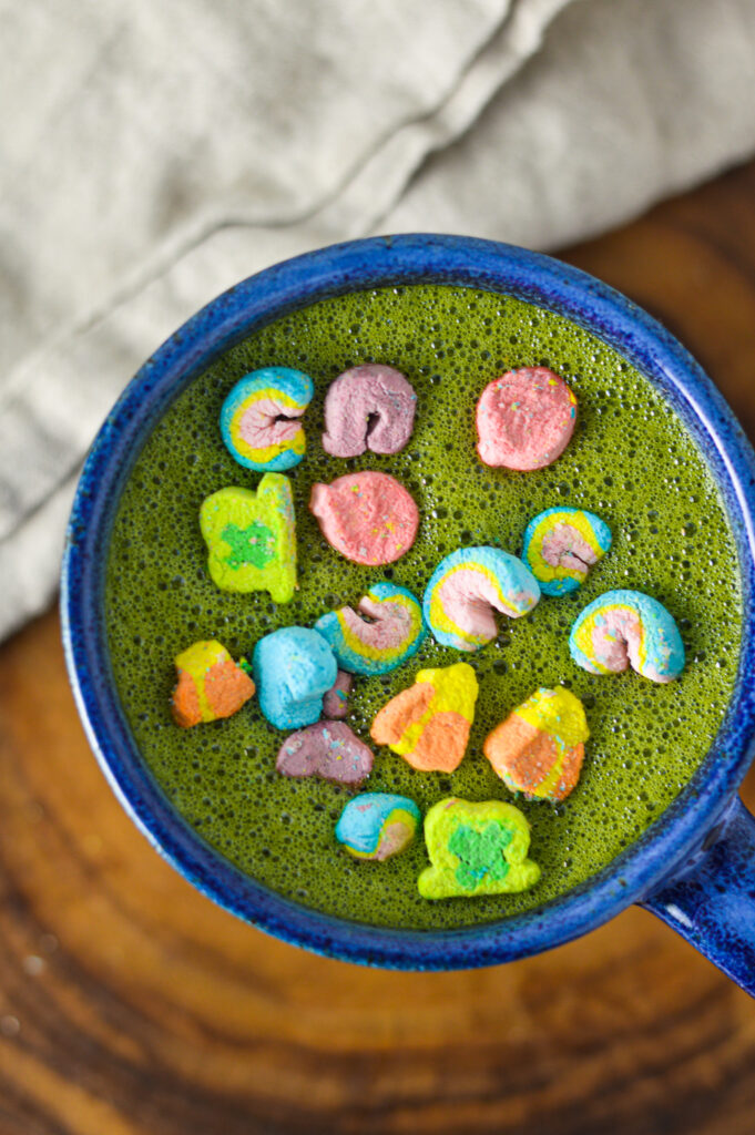 St Patrick's Day Matcha Hot Chocolate