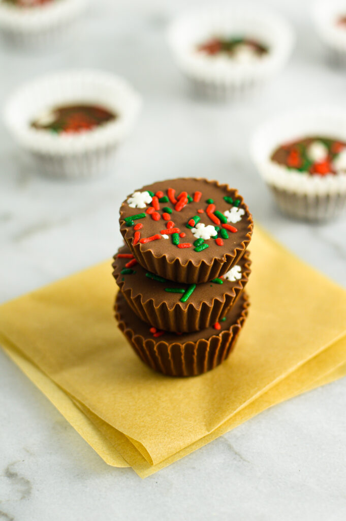 Christmas Nutella Cups