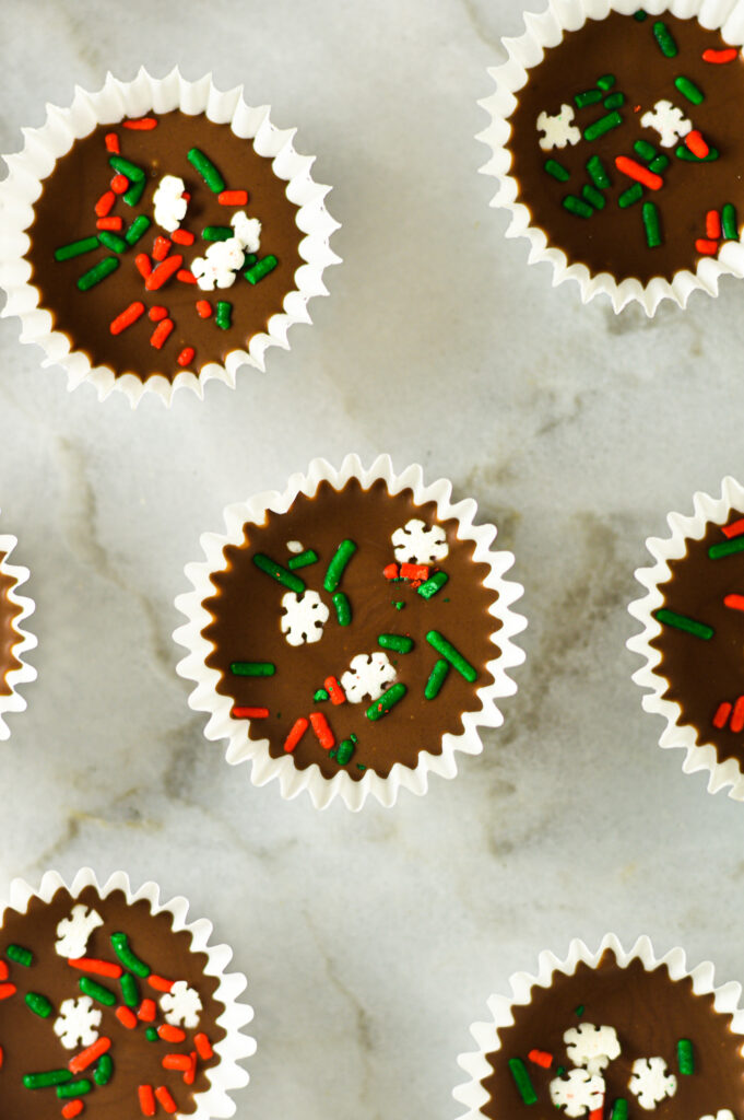 Christmas Nutella Cups