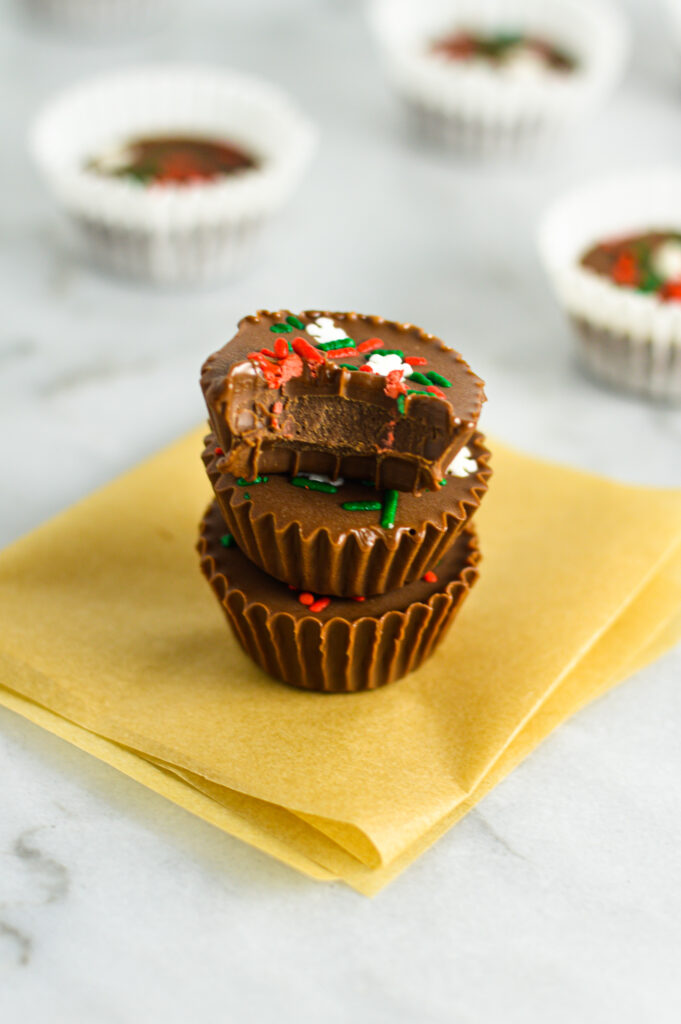 Christmas Nutella Cups