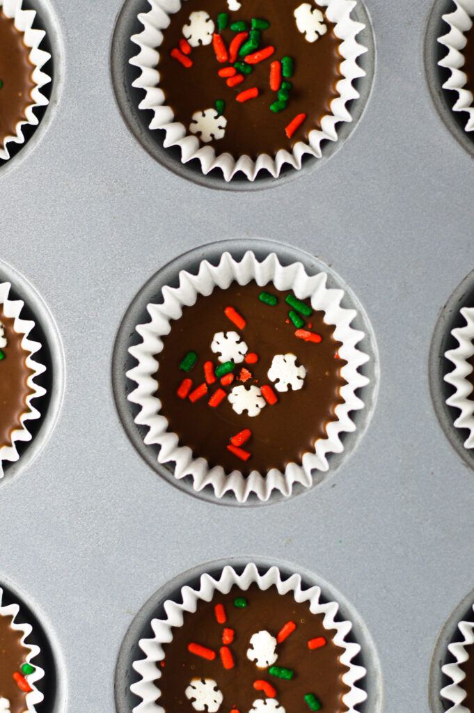 Christmas Nutella Cups