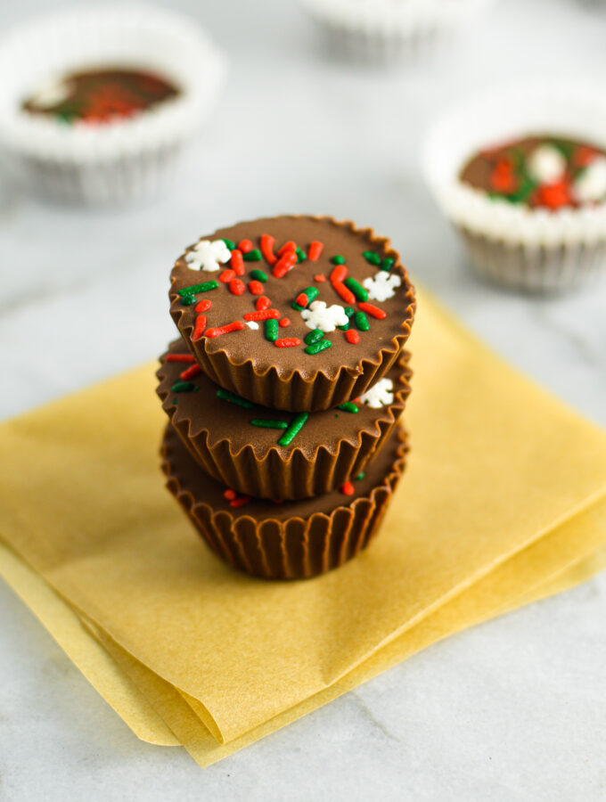 Christmas Nutella Cups