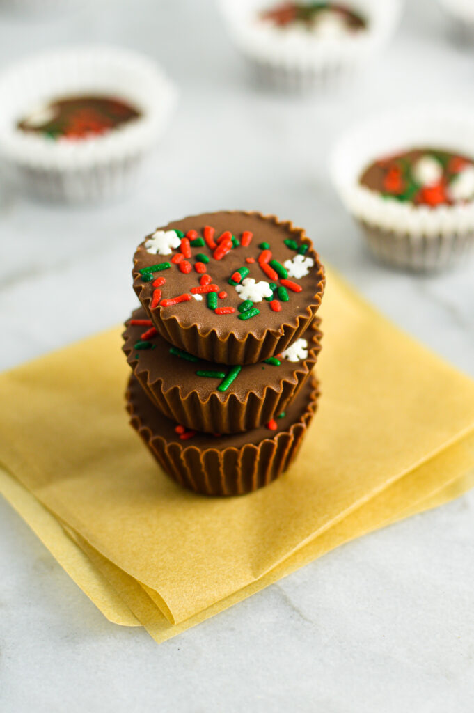 Christmas Nutella Cups