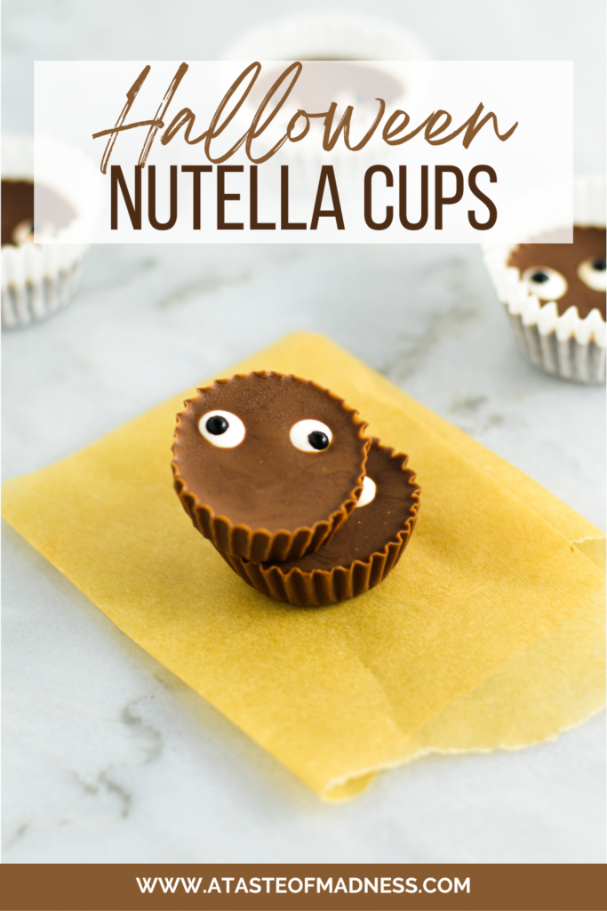 Halloween Nutella Cups