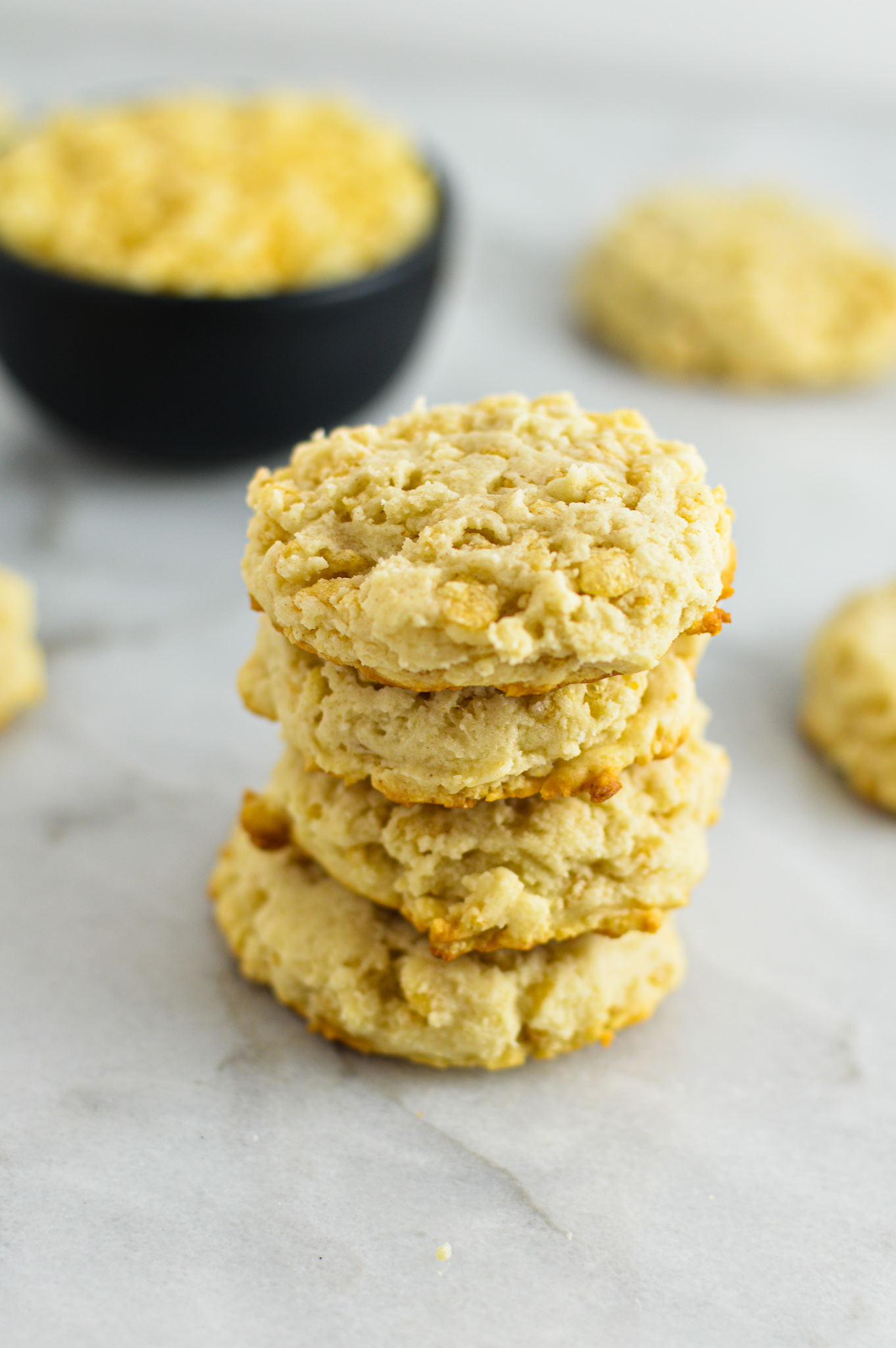 Vegan Crispy Cream Cheese Cookies