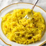 Instant Pot Garlic Parmesan Spaghetti Squash