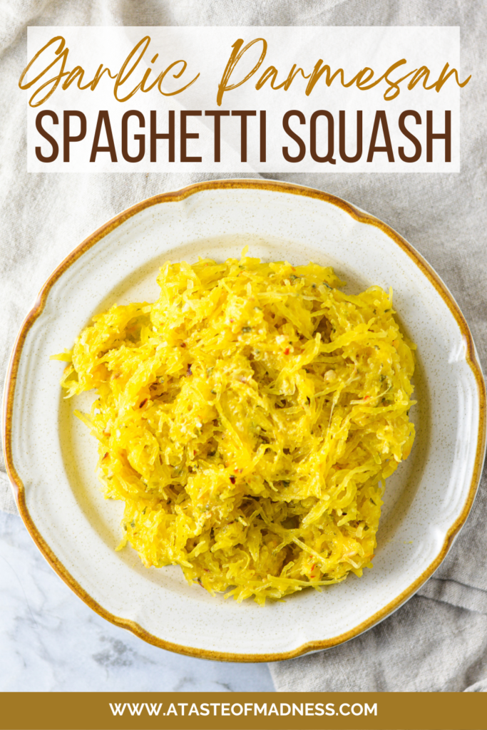 Instant Pot Garlic Parmesan Spaghetti Squash