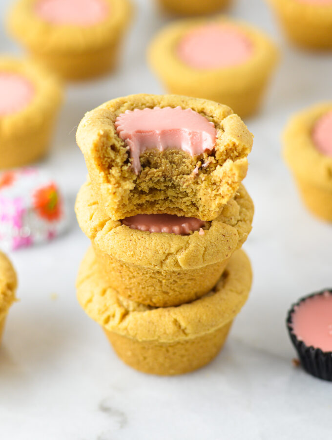 Valentine's Day Peanut Butter Cookie Cups