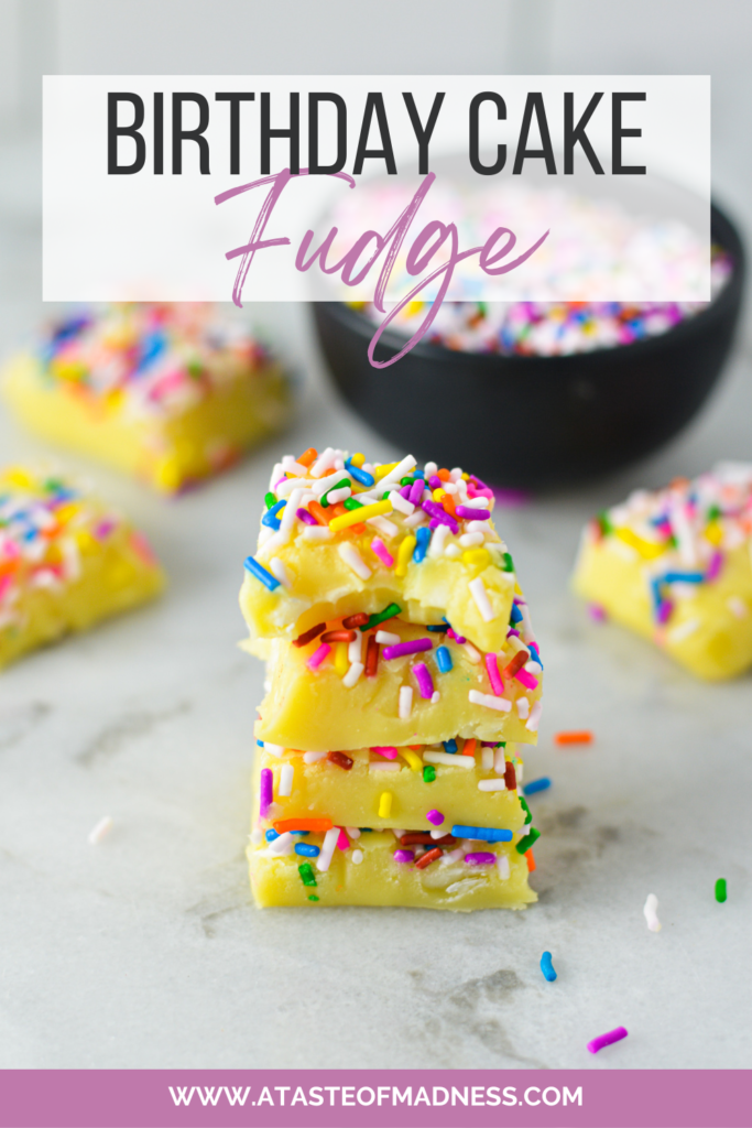 Birthday Cake Fudge