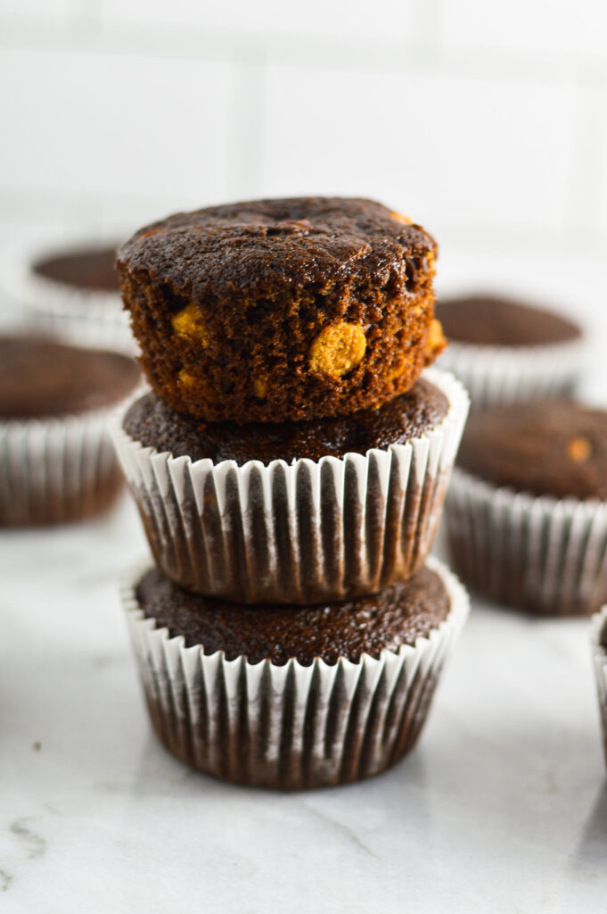 Peanut Butter Chip Cold Brew Muffins