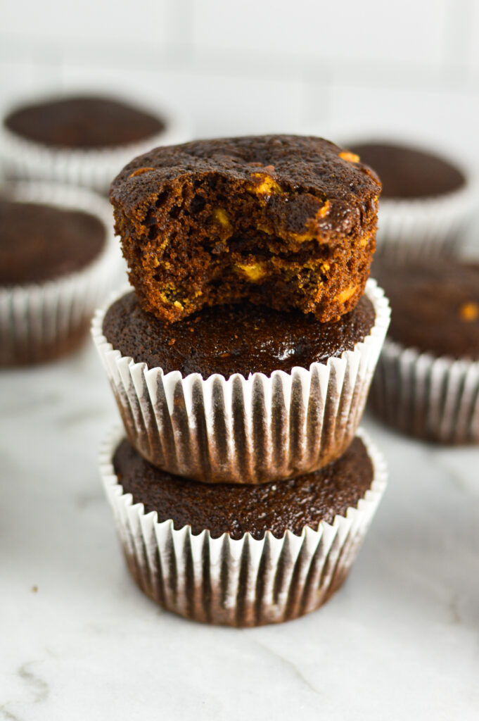 Peanut Butter Chip Cold Brew Muffins