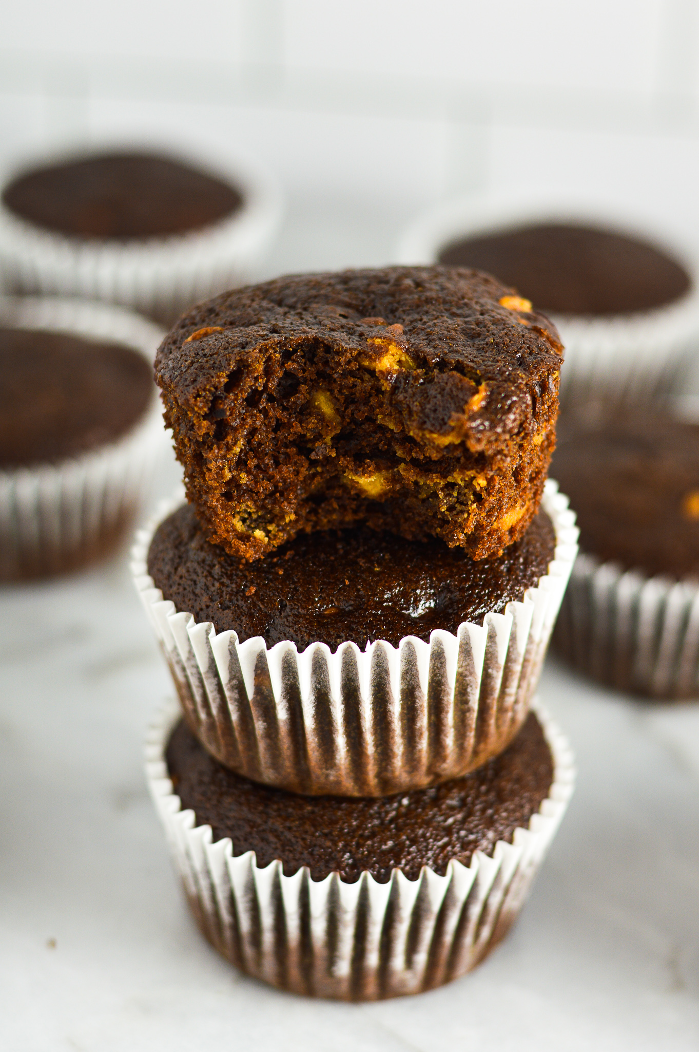 Peanut Butter Chip Cold Brew Muffins