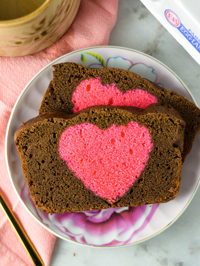 Hidden Heart Pound Cake