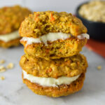 Carrot Cake Cookie Sandwiches