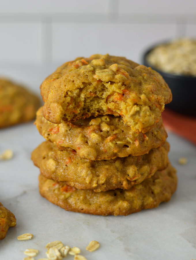 Carrot Oatmeal Cookies