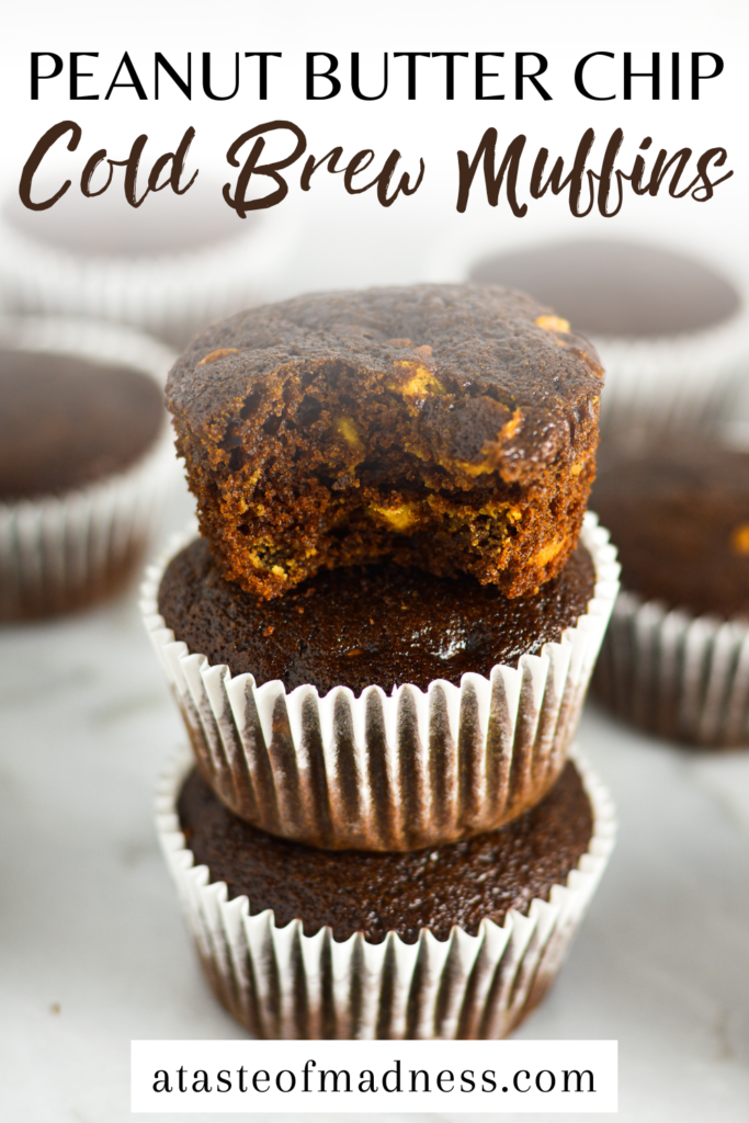 Peanut Butter Chip Cold Brew Muffins