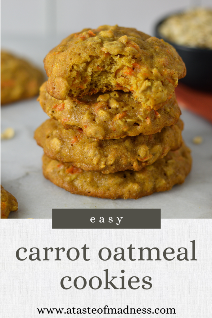 Carrot Oatmeal Cookies