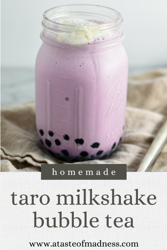 Taro Milkshake Bubble Tea