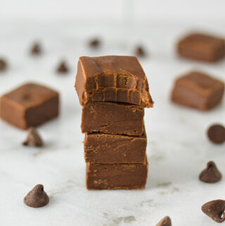 3 Ingredient Chocolate Fudge