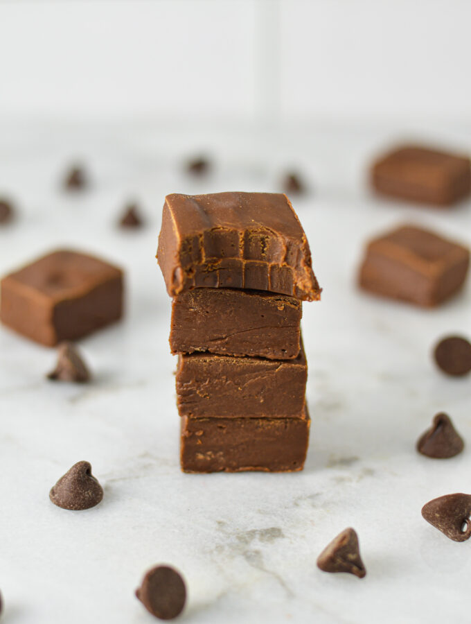 3 Ingredient Chocolate Fudge