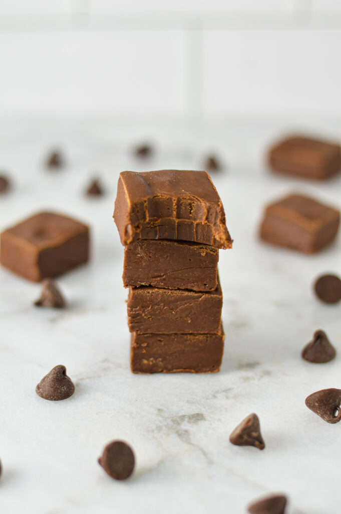 3 Ingredient Chocolate Fudge