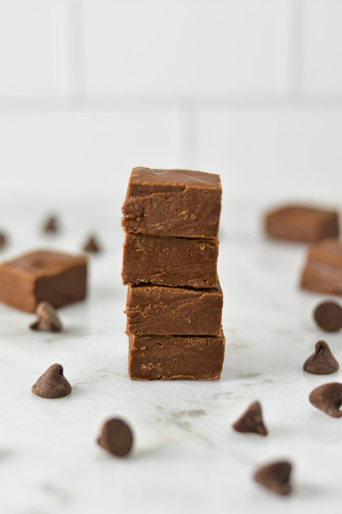 3 Ingredient Chocolate Fudge