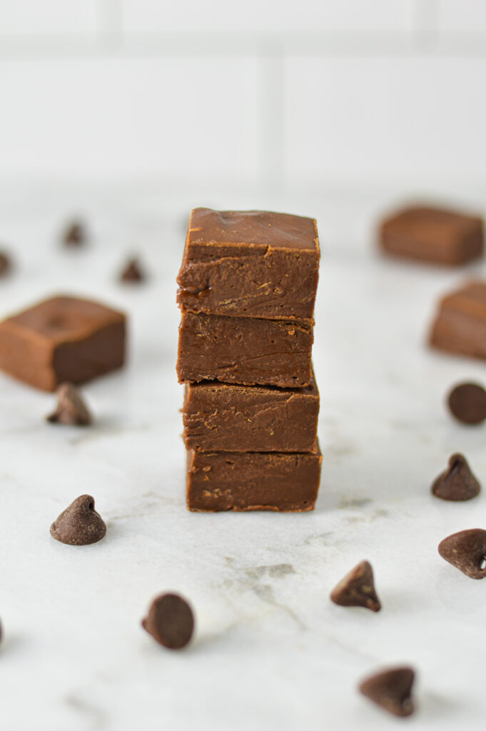 3 Ingredient Chocolate Fudge