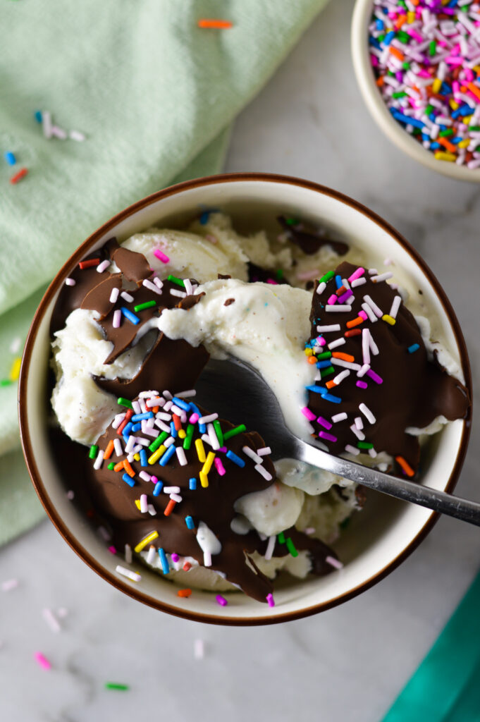 Cake Batter Magic Shell