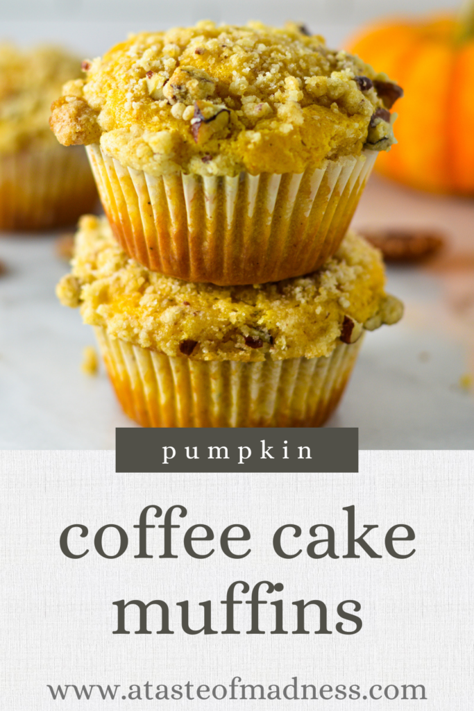 Pumpkin Coffee Cake Muffins