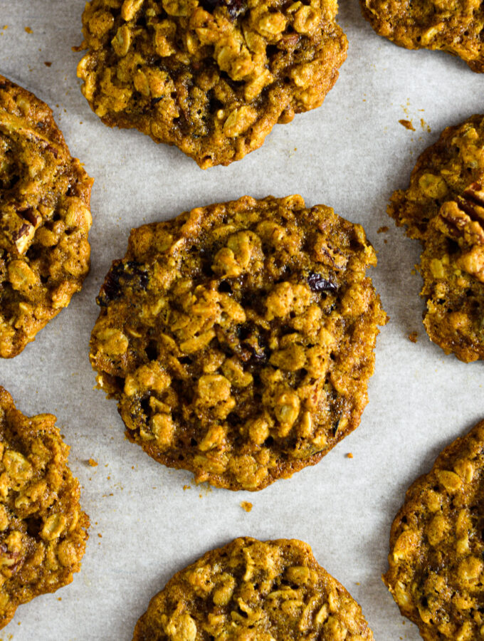 Oatmeal Cranberry Pecan Cookies