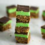 Vegan Mint Nanaimo Bars