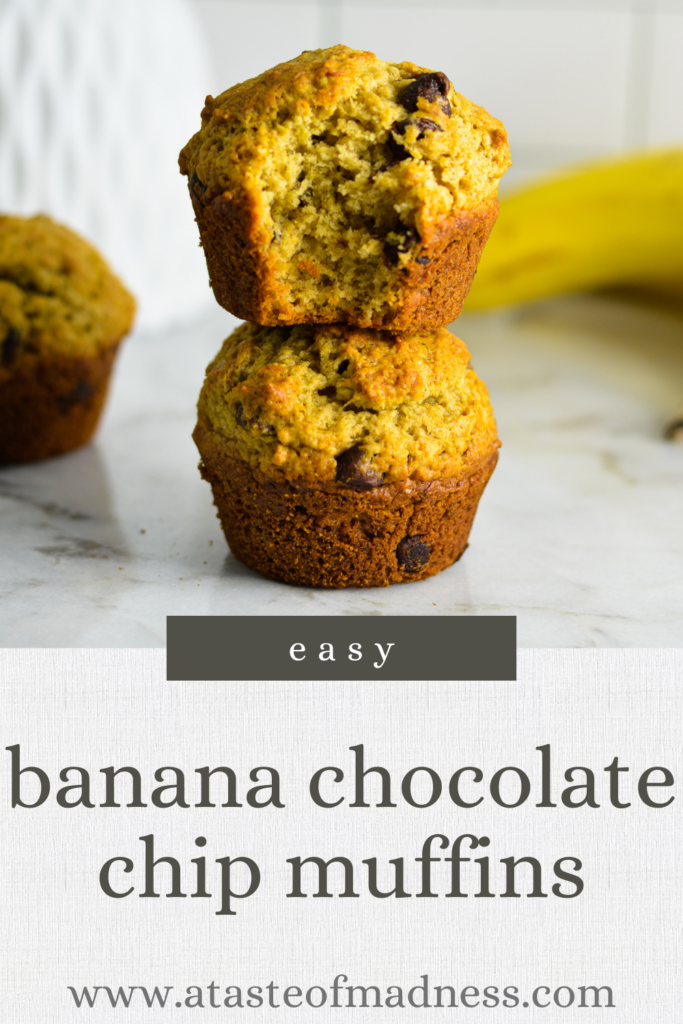 Banana Chocolate Chip Muffins